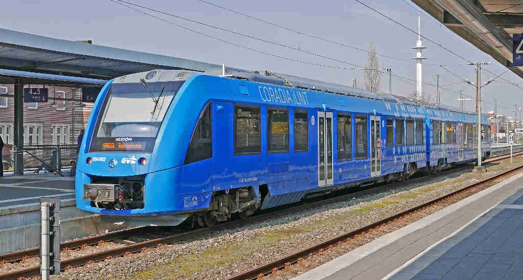 Tren impulsado con hidrógeno renovable