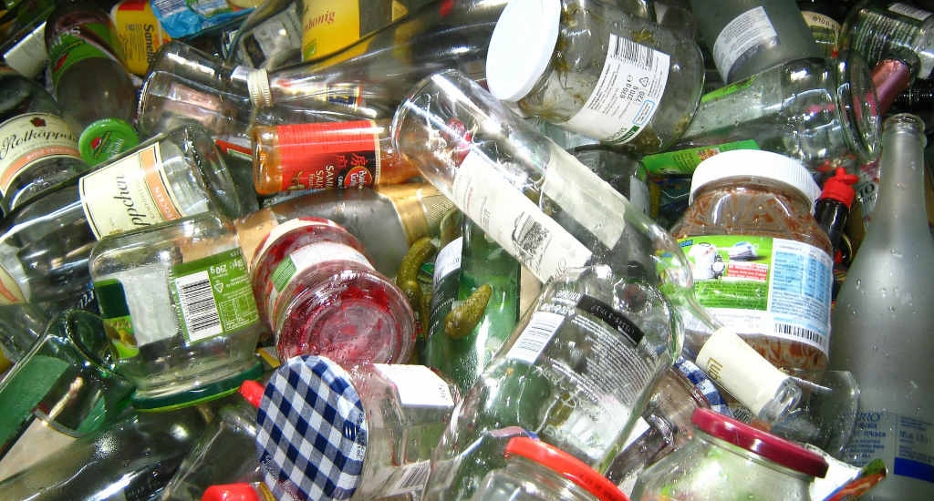El upcycling y el reciclaje de vidrio