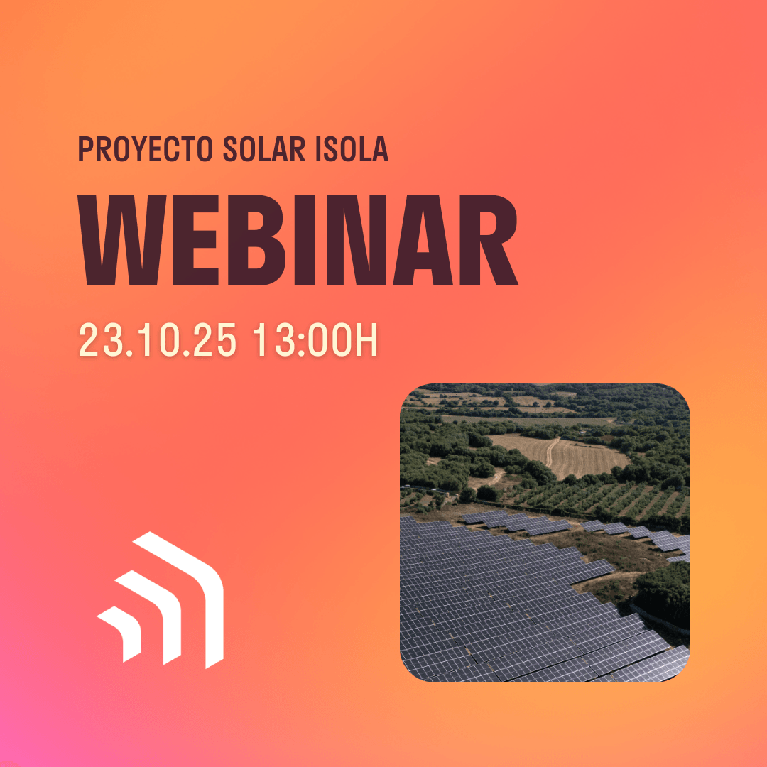 Webinar sobre el proyecto solar «Isola»