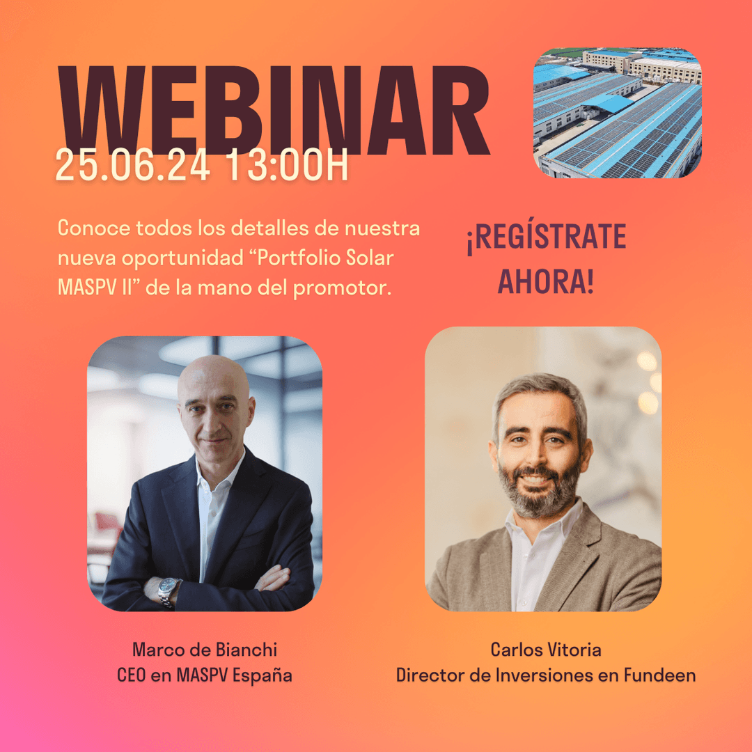 Webinar sobre MASPV II para conocer esta gran oportunidad de inversión