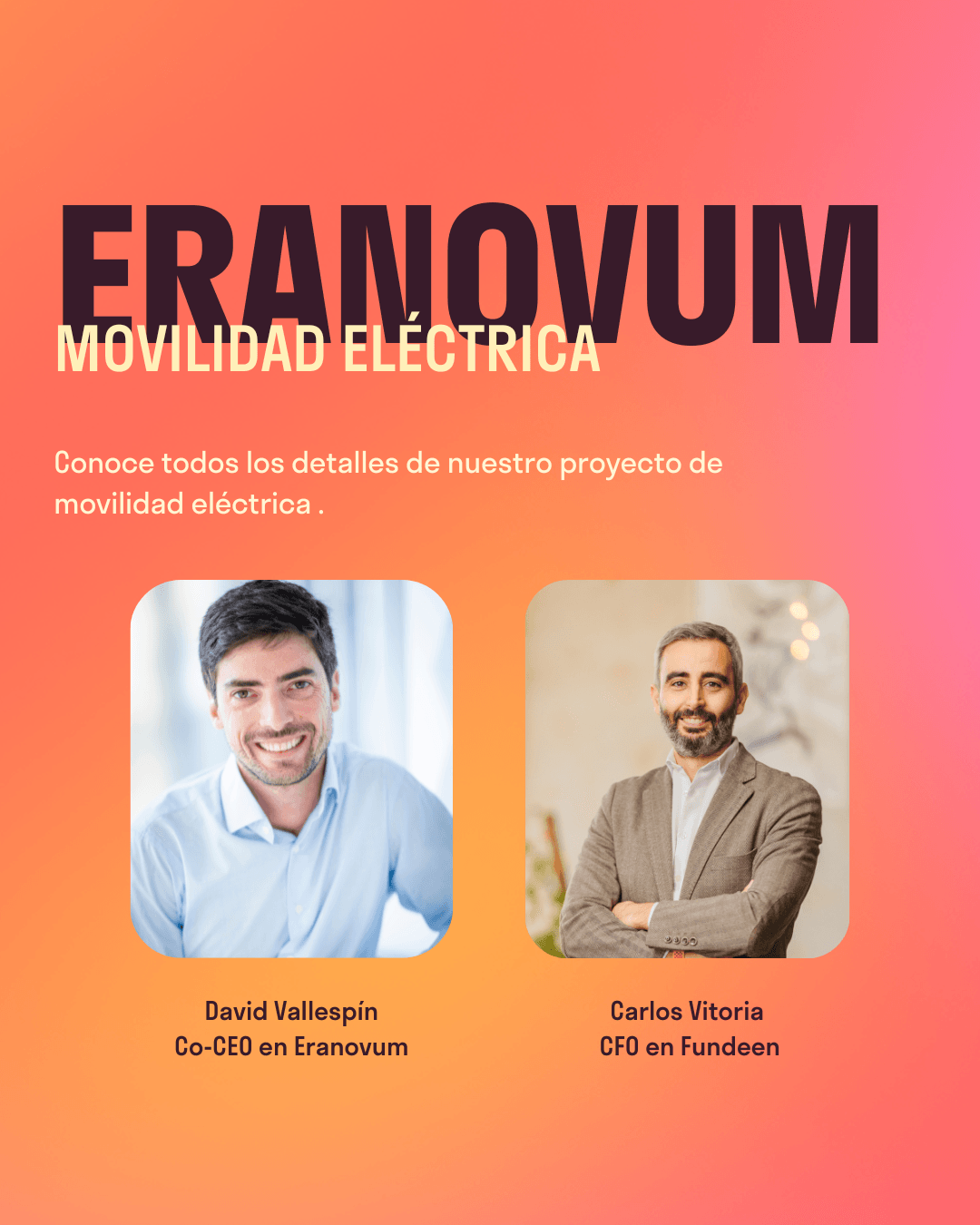 Webinar proyecto movilidad eléctrica Eranovum