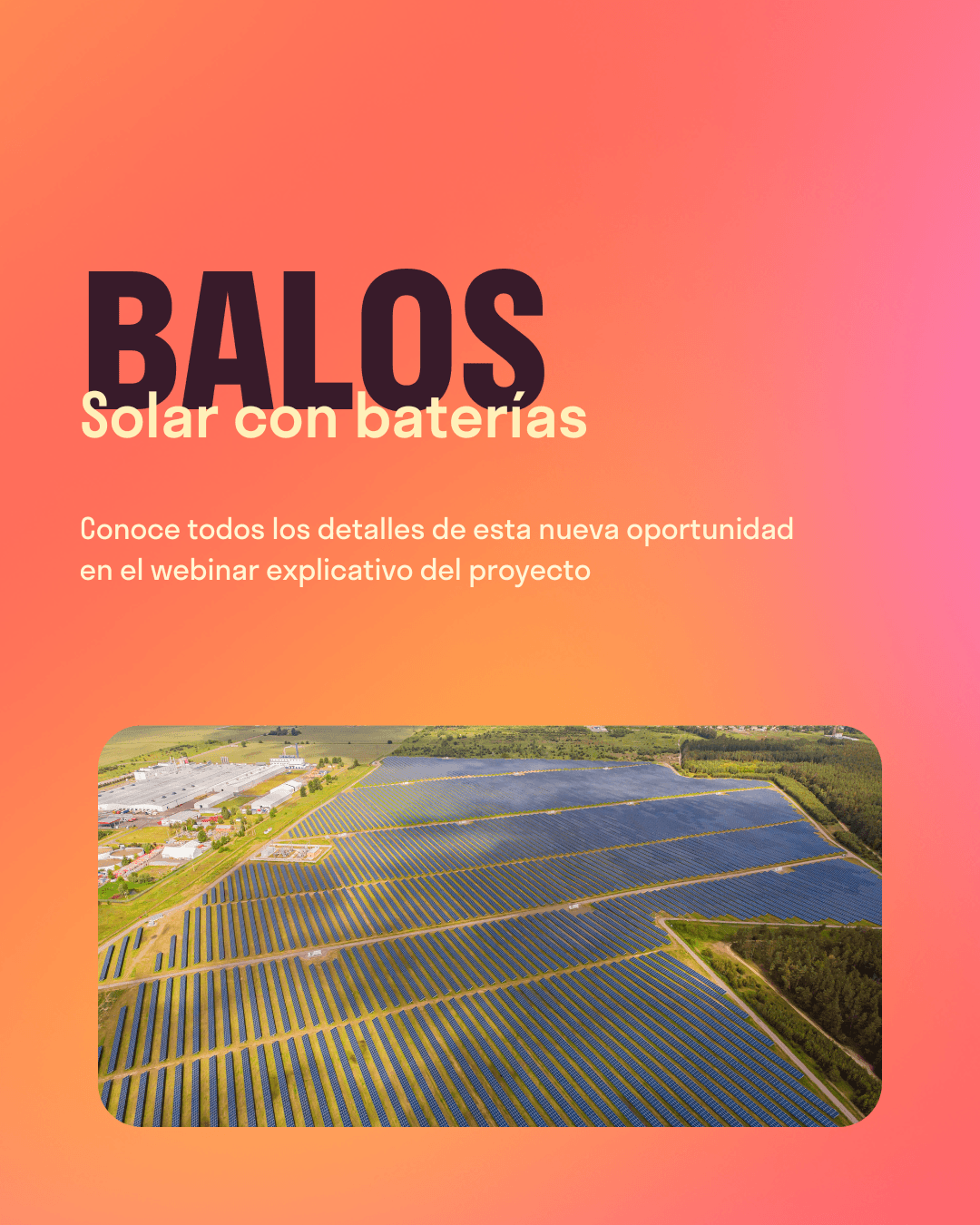 Webinar Proyecto Solar con baterías Balos (Las Palmas)