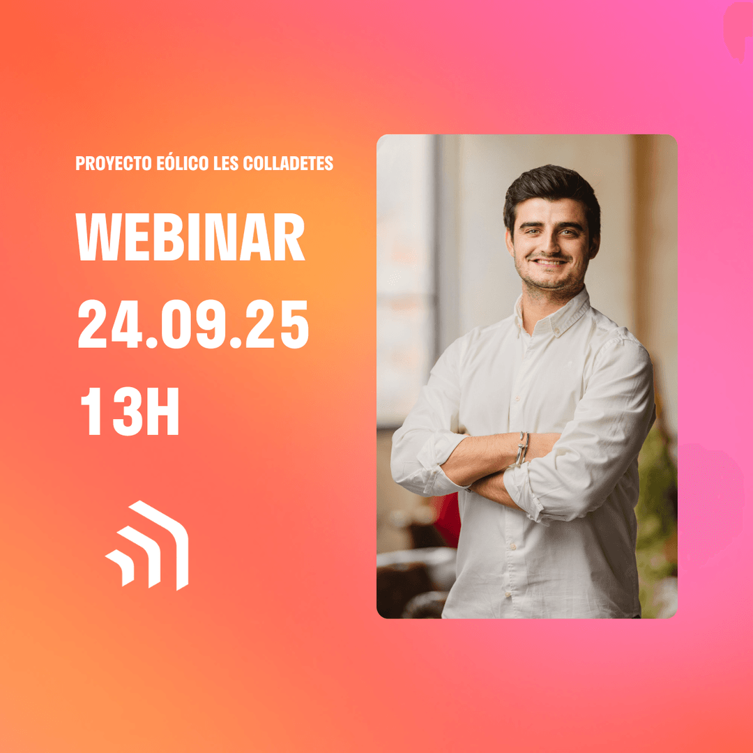 Webinar informativo sobre el proyecto eólico «Les Colladetes»