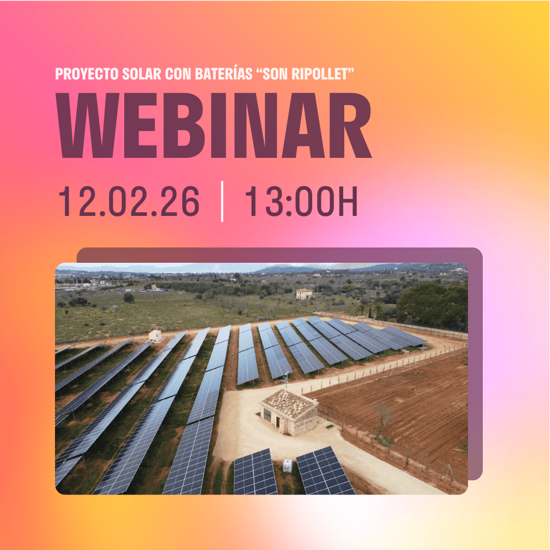 Webinar sobre el Proyecto Solar con Baterías «Son Ripollet»